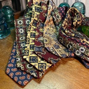 Set of Six Mens Dress Ties
